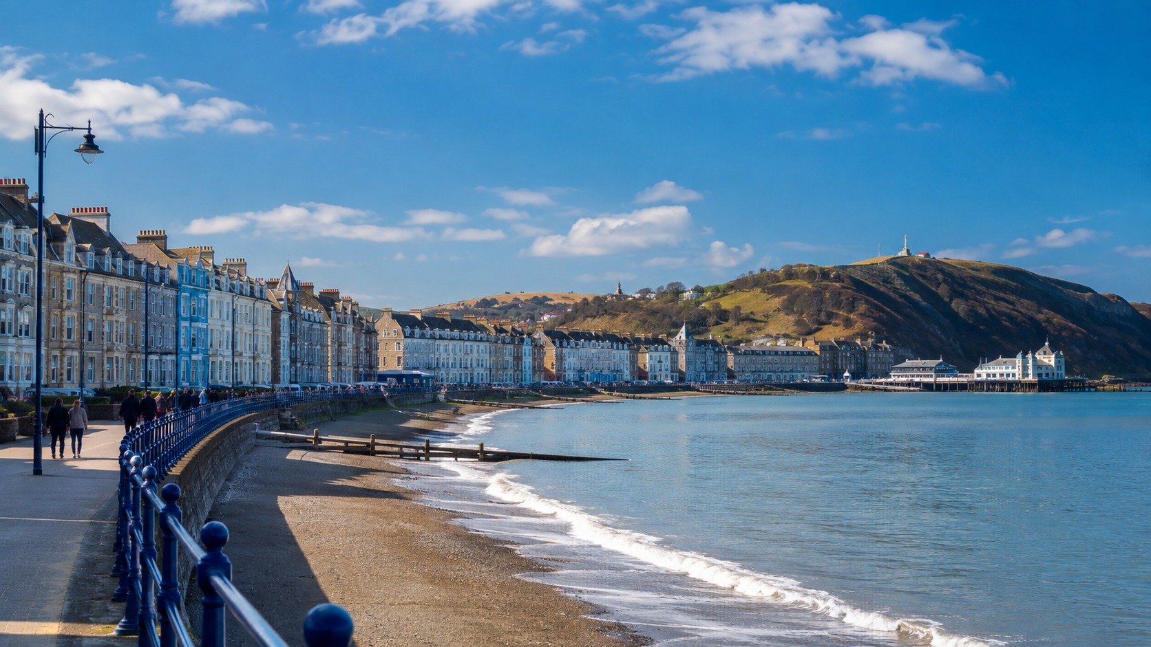 Aberystwyth seafront and promenade