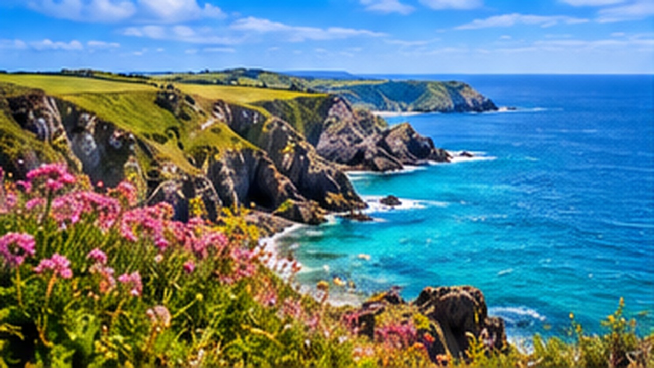 West Wales coastline