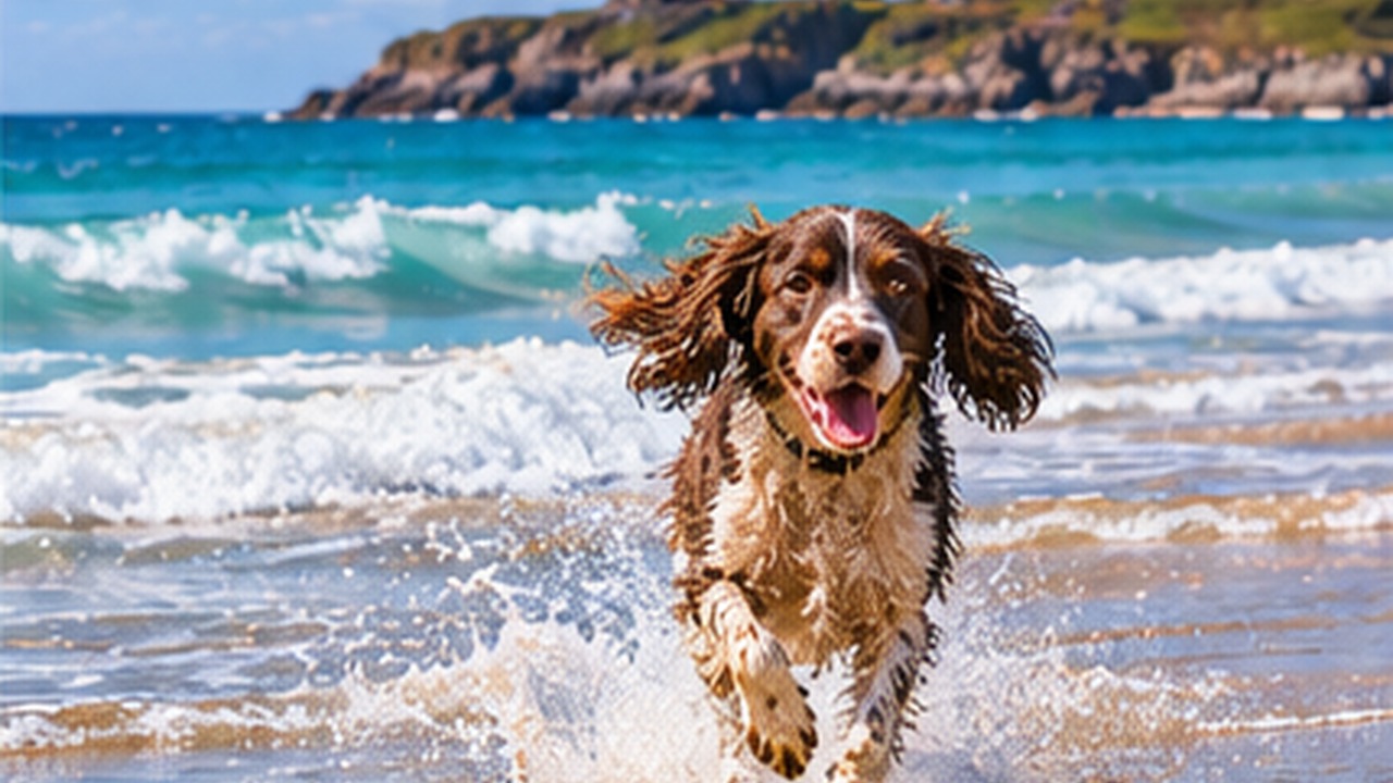 Dog friendly coastal holiday in Wales