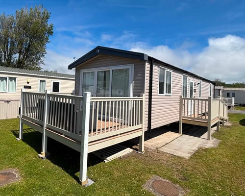 Elms 26 static caravan at Trecco Bay Porthcawl