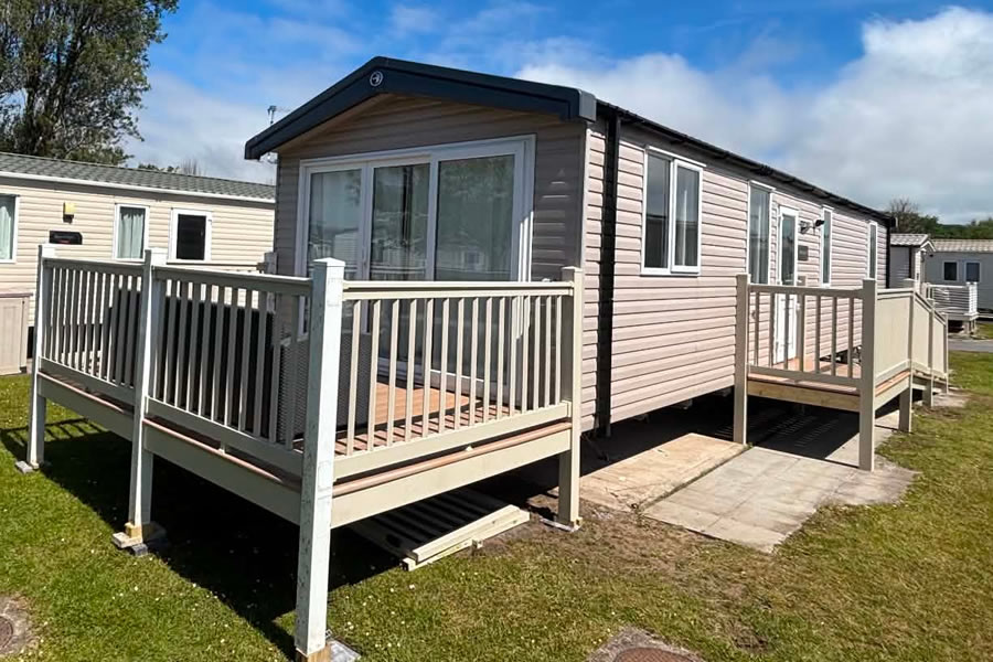 Elms 26 static caravan at Trecco Bay in Porthcawl