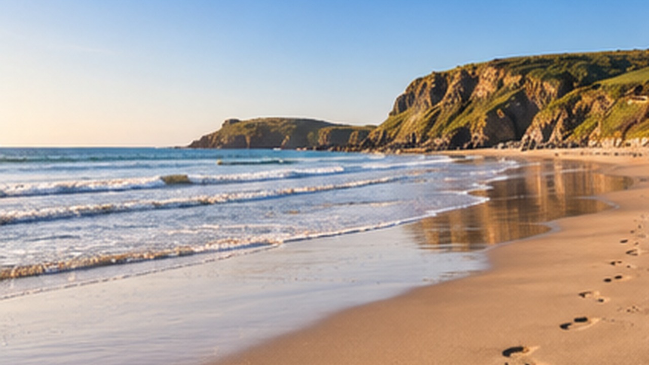 Beautiful beach in Wales