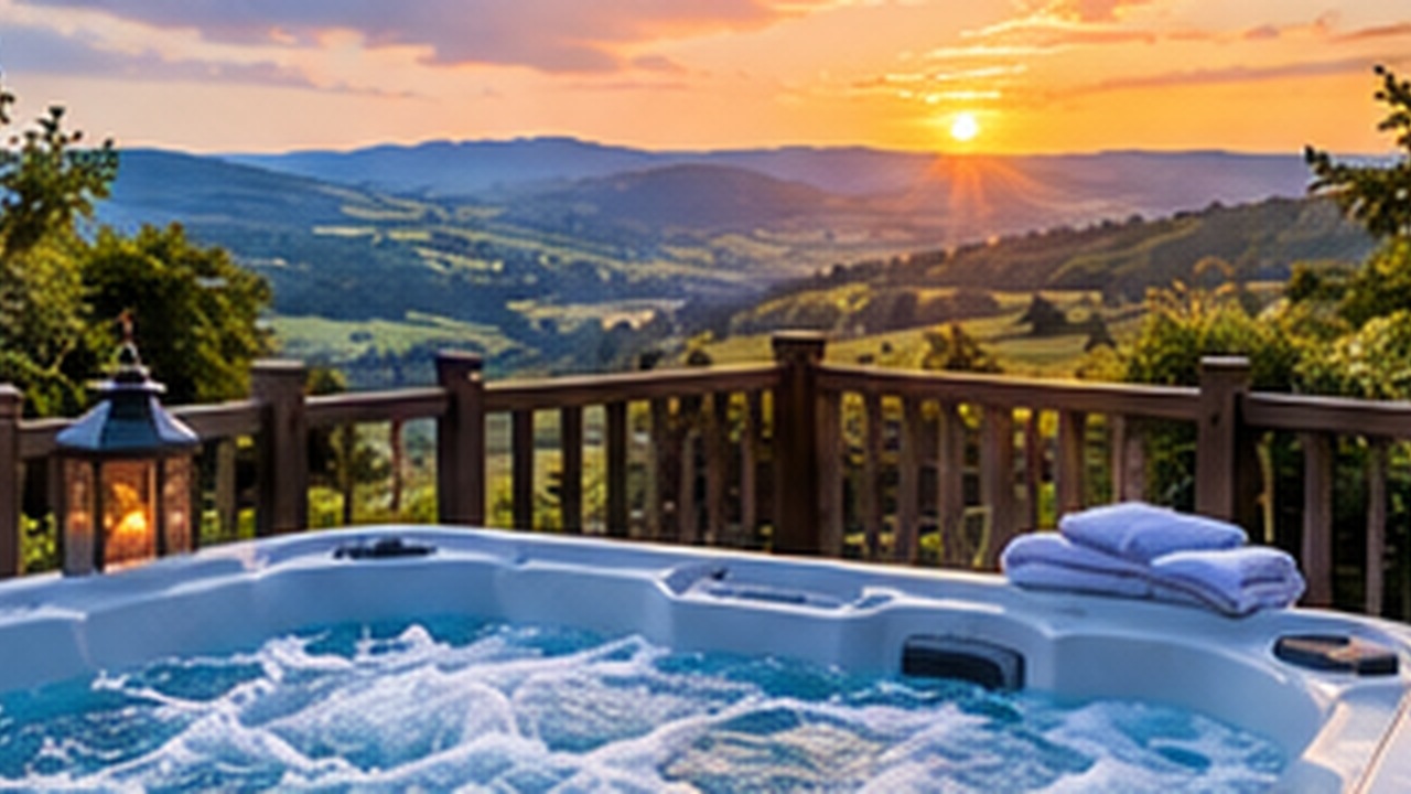 Hot tub holiday lets in Wales