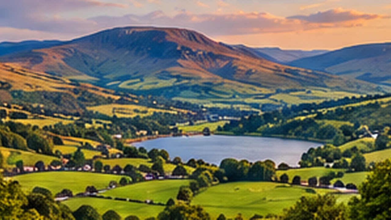 Mid Wales countryside