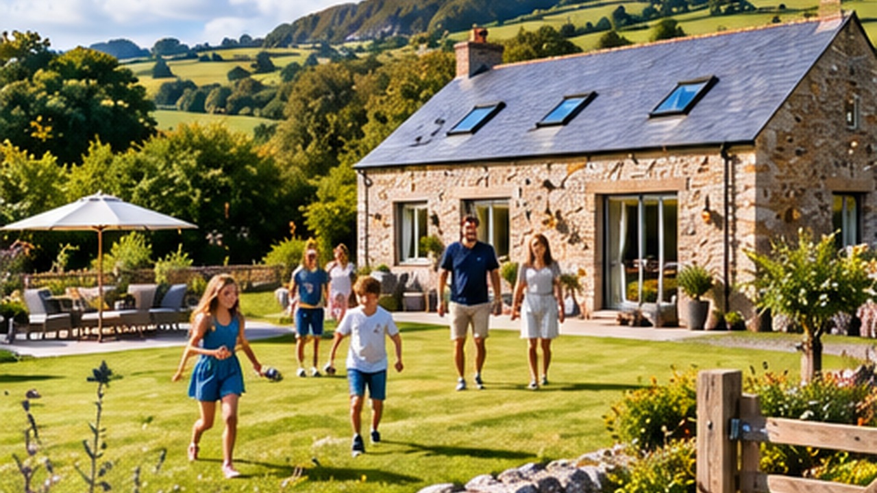 Large countryside holiday house in Wales