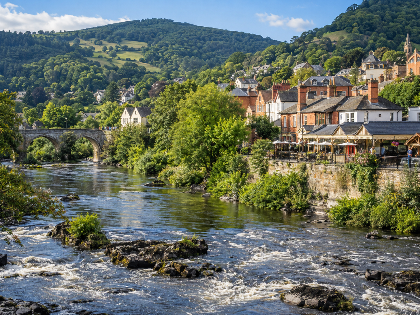 Llangollen and the River Dee