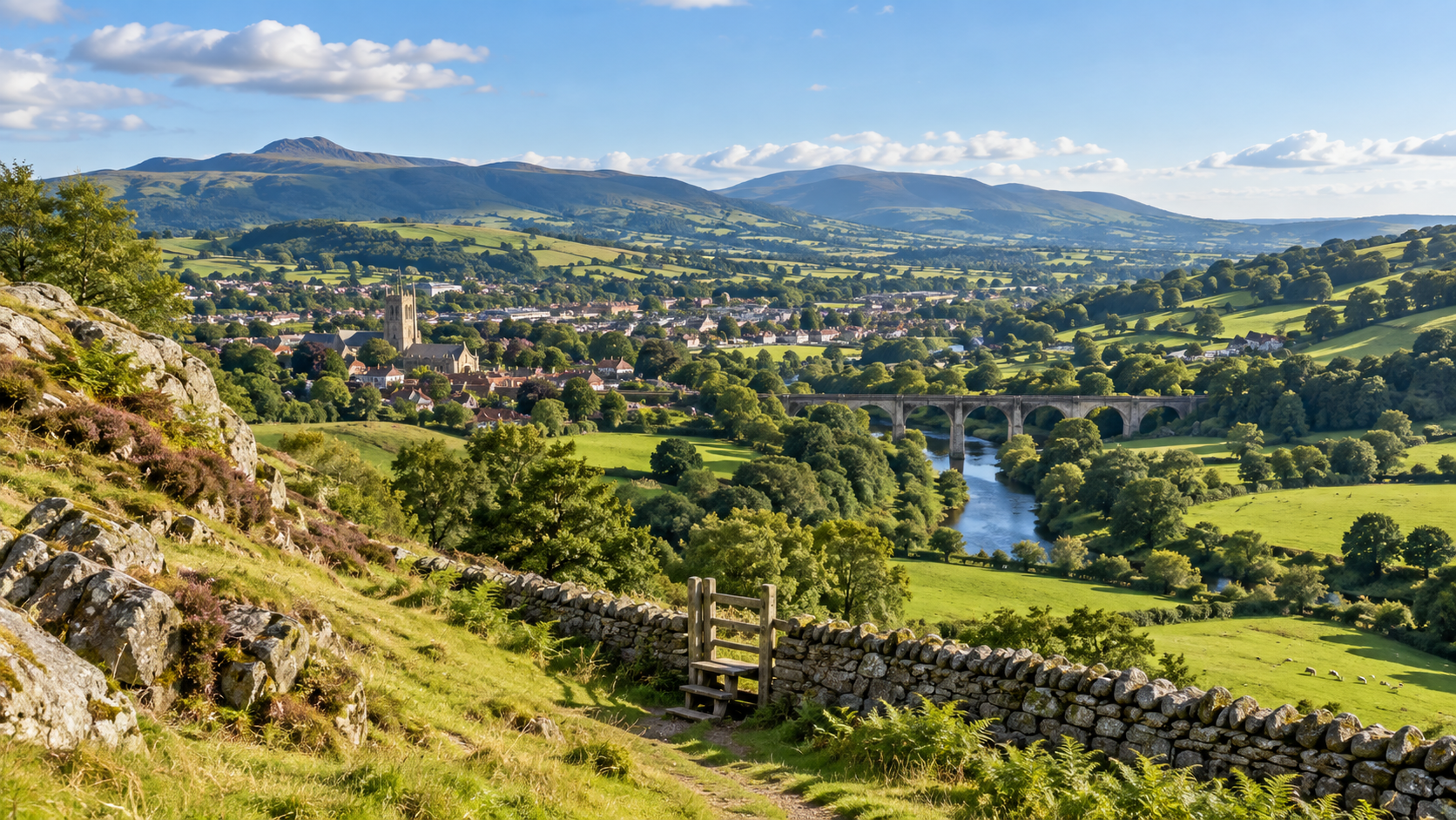 Wrexham and North East Wales countryside