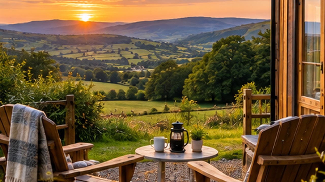 Peaceful countryside holiday retreat in Wales