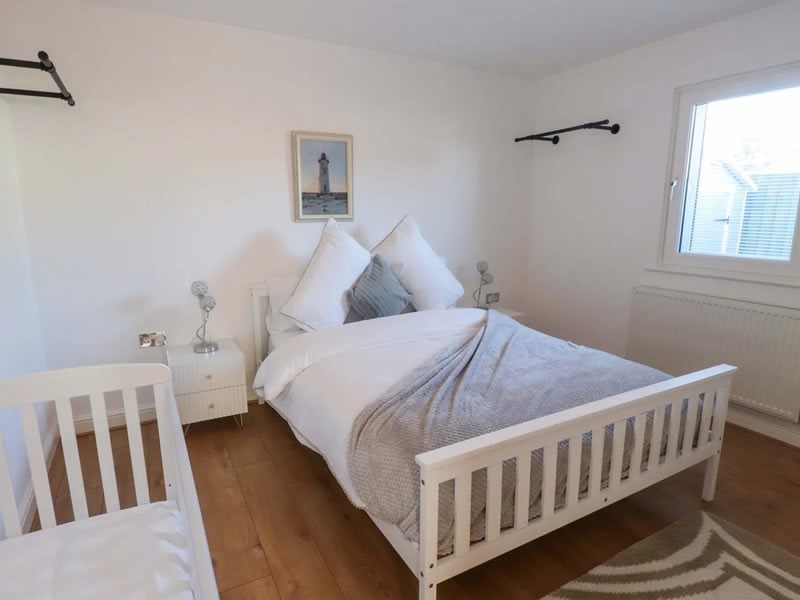 Double bedroom at Sea Breeze Retreat Pwllheli