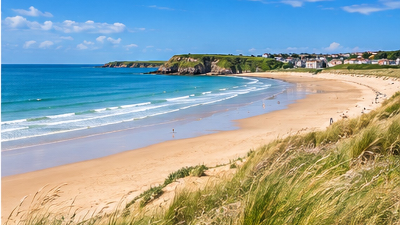 Tenby South Beach on the Pembrokeshire coast