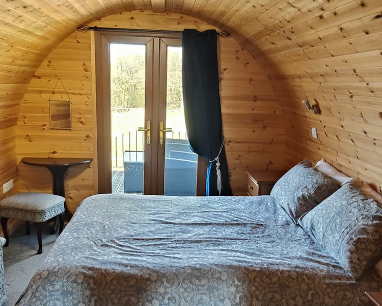 Bedroom inside The Dutchy barn conversion