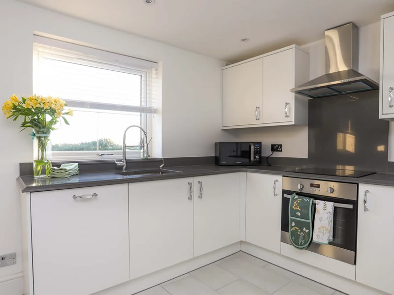 Kitchen inside Tyn Fridd Studio