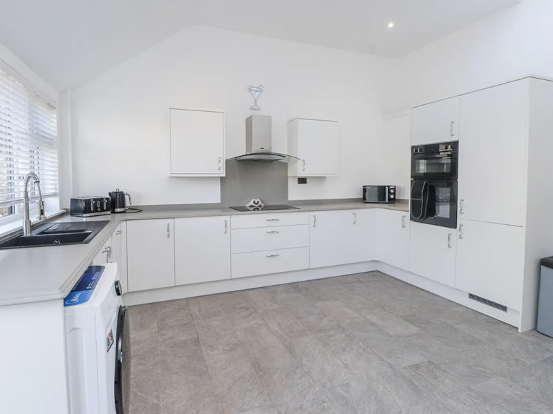 Modern Kitchen at Ty’n Lon Farmhouse